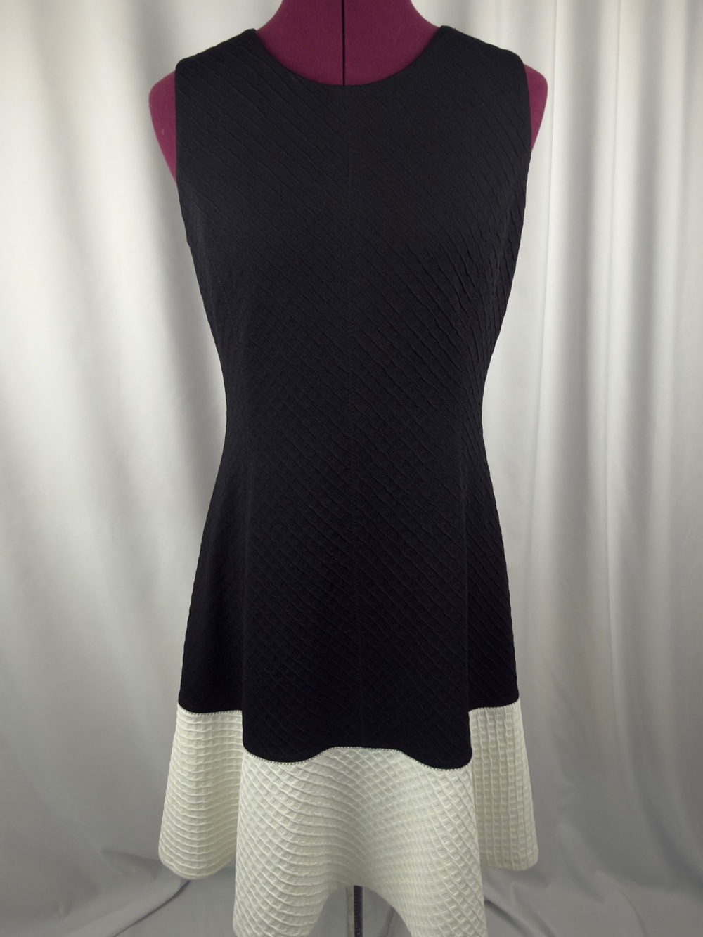 Tommy Hilfiger Navy Mini Dress with White Hem